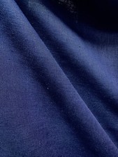 NAVY BLUE 100 Linen Fabric 56 in. Sold By The Yard