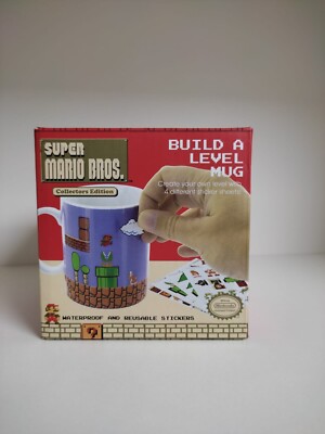 Super Mario Bros Tasse Sammler Collectors Edition Build A Level Mug