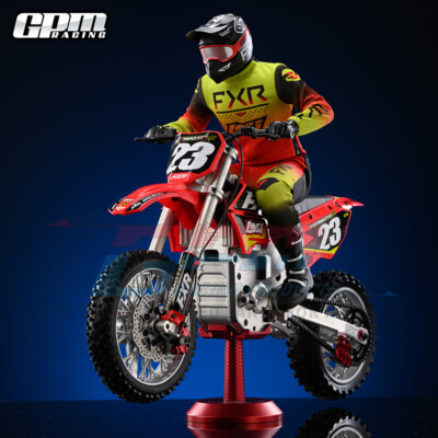 Aluminum 7075-T6 Knuckle & Pull Rod Upgrade Kit For LOSI 1/4 Promoto-MX Motorcycle (LOS06000/LOS06002) - Red - View #11