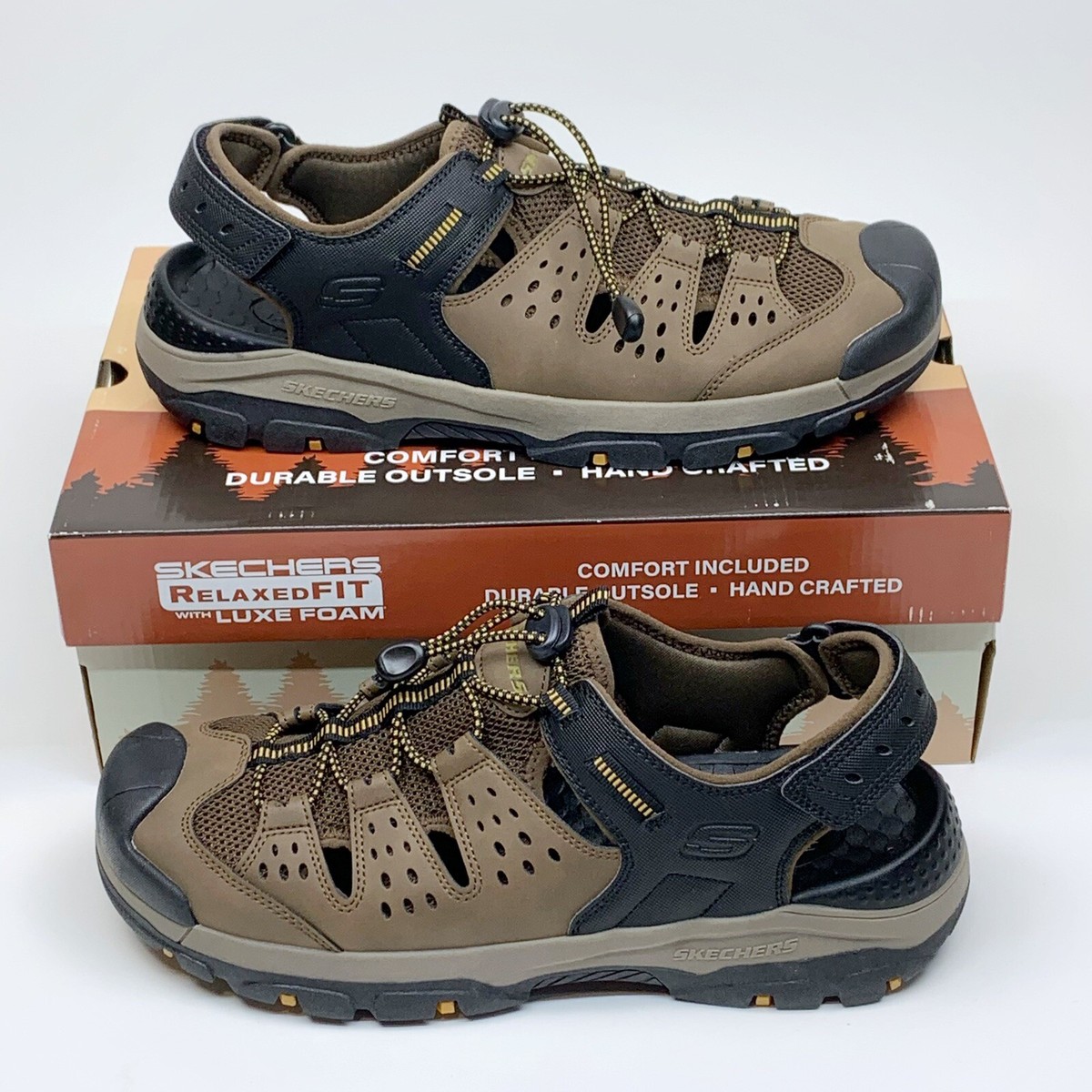 Skechers Mens Sandals Size 10 VEGAN Tresmen Menard Relaxed  display picture 2
