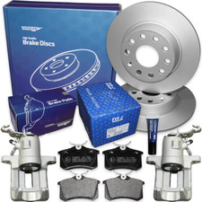 VW Polo 1,4 (9N ) komplett Bremsscheiben Bremssattel Bremsbelag hinten Tomex NTY