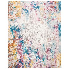 SAFAVIEH Aria Collection ARA166A Cream / Dark Teal Rug