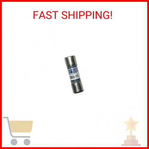 Eaton Bussmann BBS-15 (BBS15), 15Amp (15A) 600V Fast Blow Midget Cartridge Fuse