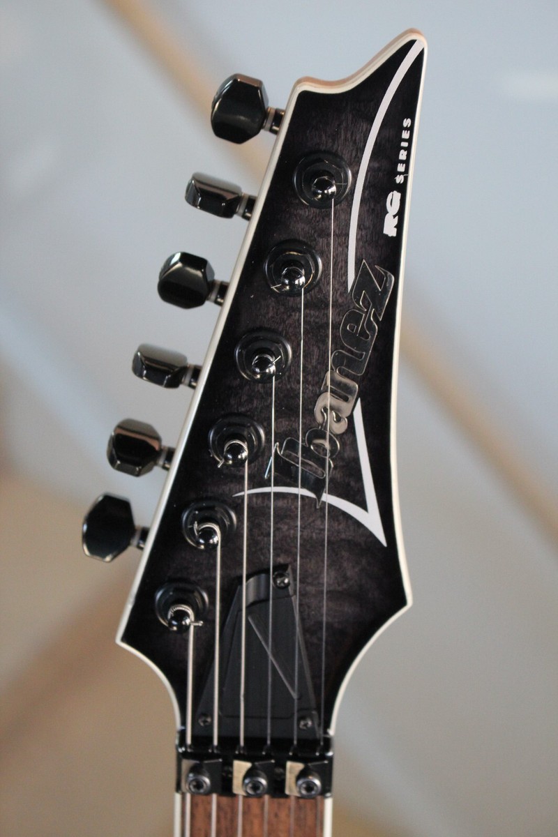 2011 Ibanez RG Series RG350QMZ Electric Guitar - Transparent