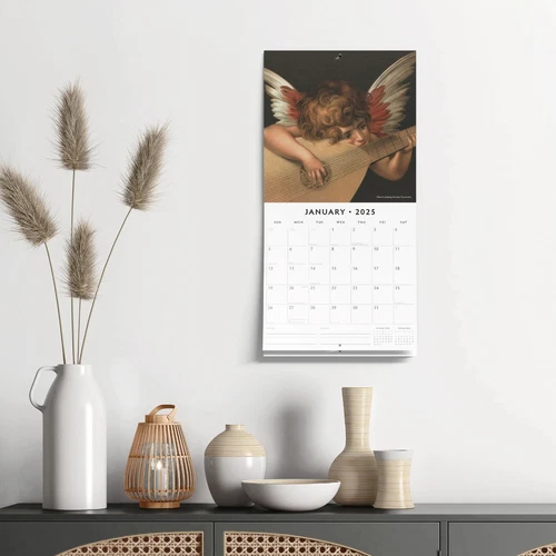 Angels 2025 Square Wall Calendar