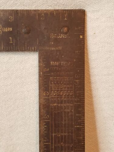 Sargent & Co ~ No. 600 BR ~ Breakdown / Rafter square ~ New Haven Conn - Picture 11 of 17