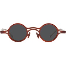 Round Sunglasses for Men Women Unique One of a Kind Shape Small Narrow Lenses