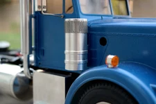 Custom Pair Aluminum Air Cleaner Intake for Tamiya R/C 1/14 King Grand Hauler