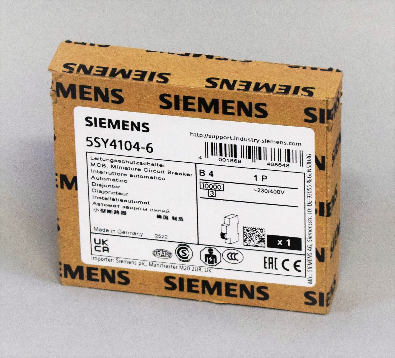 Siemens Grigio Interruttore Differenziale, Interruttore Ls - Immagine 3