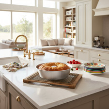 Mamù forma senza buco Made in Italy happy alluminio bianco durevole