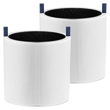 Blueair Mini Max Replacement Filter 2 Pack - HEPA  Activated Carbon