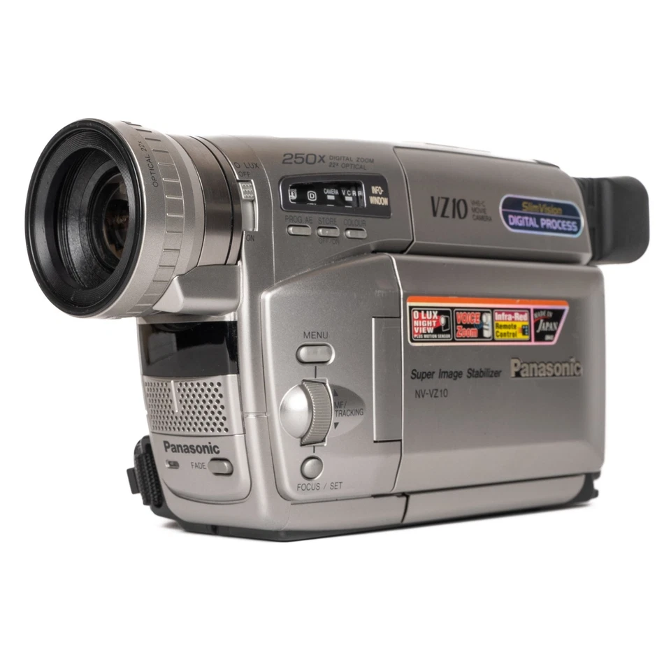Panasonic NV-VZ10 VHS-C PAL Camcorder - Silver - FULLY FUNCTIONAL - Image 2 of 4