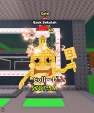 Roblox Secret Steal a Brainrot Gold Esok Sekolah 157.5M/s