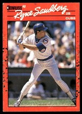 Ryne Sandberg 1990 Donruss #105 Chicago Cubs MLB READ FREE SHIPPING AutographDen