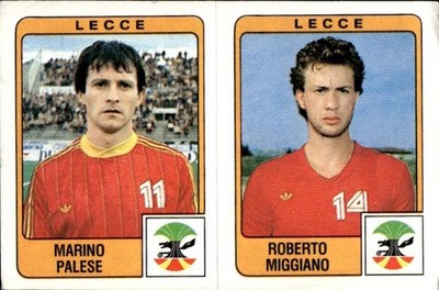 1984-85 Panini Footballers Figure # 398 Marino Palese / Roberto Miggiano