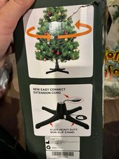 360 Degree Revolving Christmas Tree Stand for Artificial Trees Up to 7.5 ft