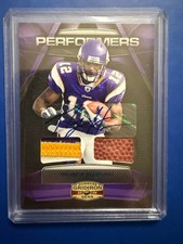 2009 Donruss Gridiron Gear Performers Jersey /25 Percy Harvin #24 RC Player Worn