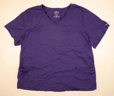 Purple Cherokee Workwear Scrub Top Women's Size 2XL