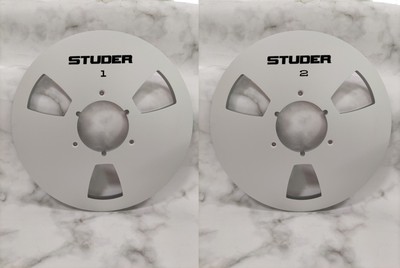 Ein Paar 10,5 '' Silber STUDER Tape Rolle Hochwertige Aluminium Take Up Rolle