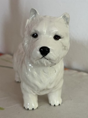 VINTAGE BESWICK WEST HIGHLAND WHITE TERRIER WHITE **WESTIE **
