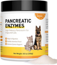 8.8 Ounces Pancreatic Enzymes for Dogs  10X Pancreatin Formula Dog Digestive E