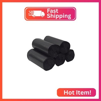 Small Trash Bag,Gereen 2 Gallon Black Trash bag Garbage Bag Trash Can Liner (2 G