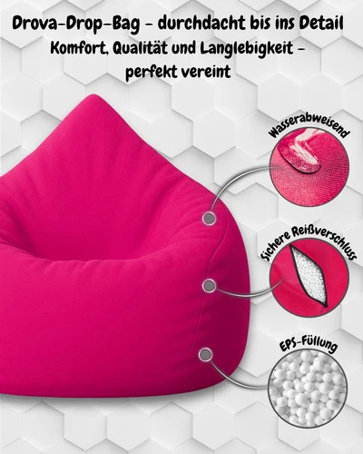 PatchHome Sitzsack XL- Jumbo Sitzkissen Bodenkissen Kinder und Erwachsene - Bild 194 von 203