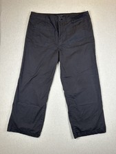 SOCIAL STANDARD by Sanctuary Womens Juliet Black Twill Crop PANTS Szs 14