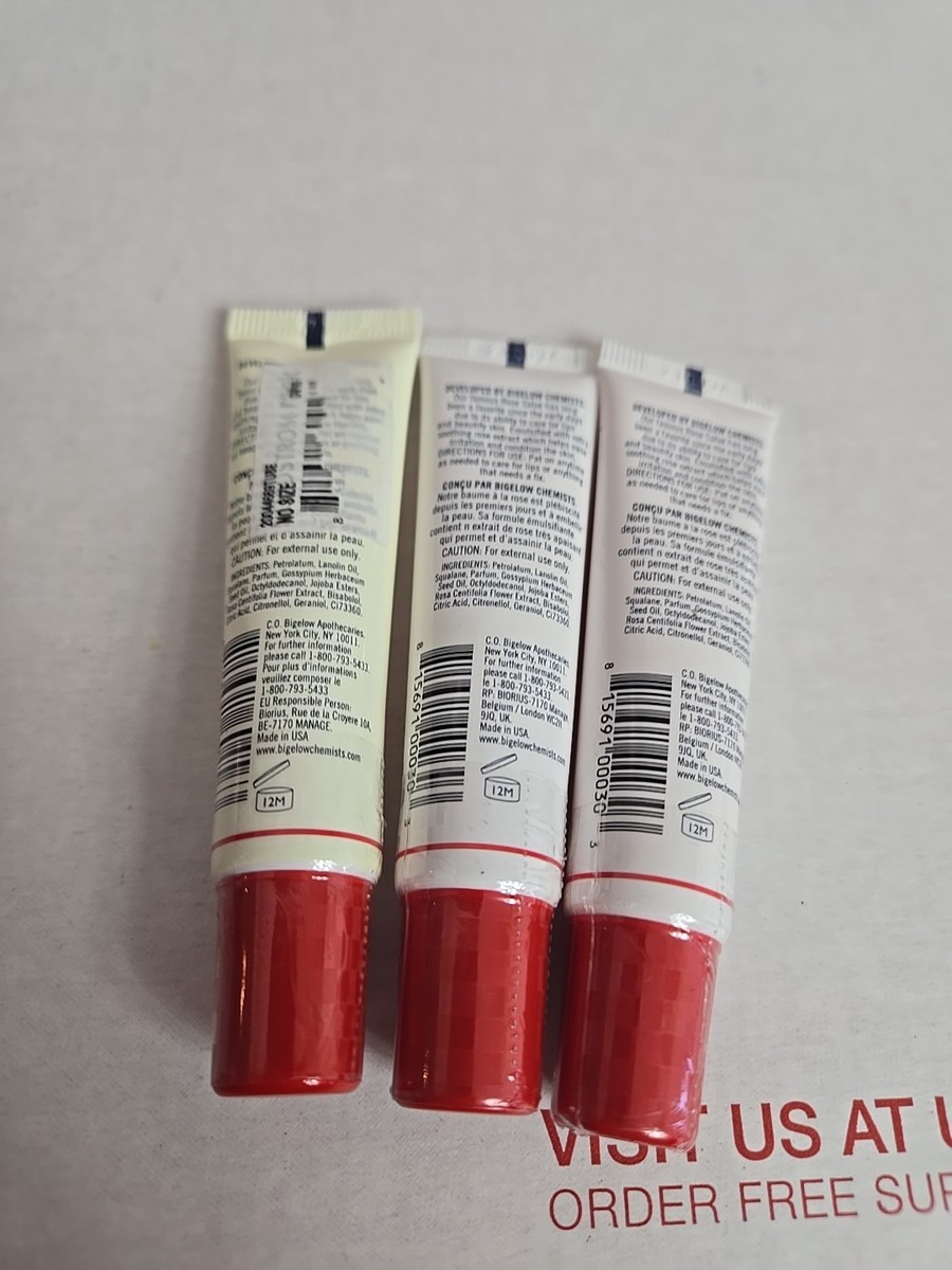 c.o. bigelow lip balm target C.O. Bigelow Rose Salve Tubes, Pack of 3 Lip Balm Tubes, All Purpose Salve  #012
