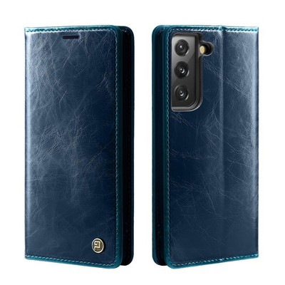 Handy Hülle für Samsung Galaxy S22+ Handyhülle Case Klapphülle RFID Blau