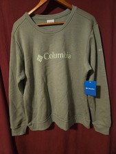 Columbia Sunridge Crewneck Teal Sweatshirt Women  s Fleece Size XXL 2XL NWT