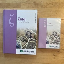 Math-U-See Zeta Instruction Manual & DVD Deci...