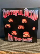 Grateful Dead In The Dark ALBUM FLAT DOUBLE SIDED PROMO DISPLAY POSTER