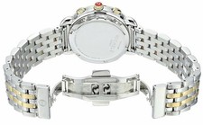 New Michele Sidney Diamond Two-Tone Stainless Steel Ladies Watch (MWW30A000005)