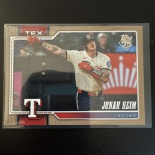 2026 Topps Series 1 - Jonah Heim #78 GOLD Parallel Numbered /2026 Texas Rangers