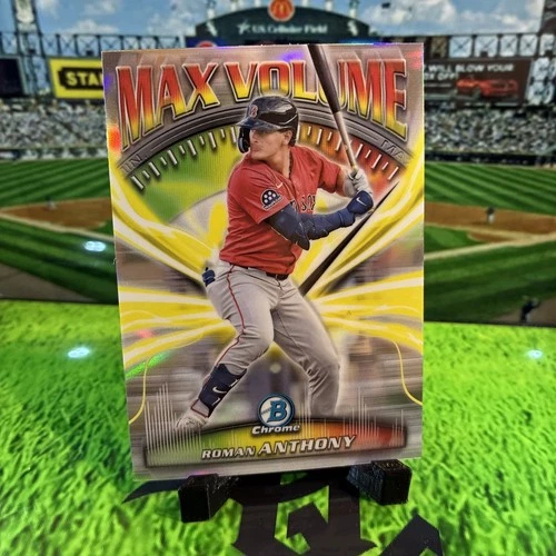 2025 Bowman Chrome - Max Volume Roman Anthony ROOKIE CARD Red Sox 🔥