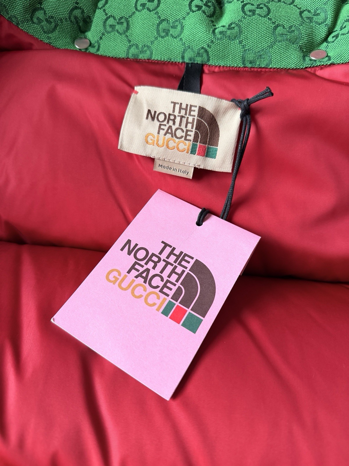 Gucci X The North Face TNF Down Jacket Coat FULLSET image 8
