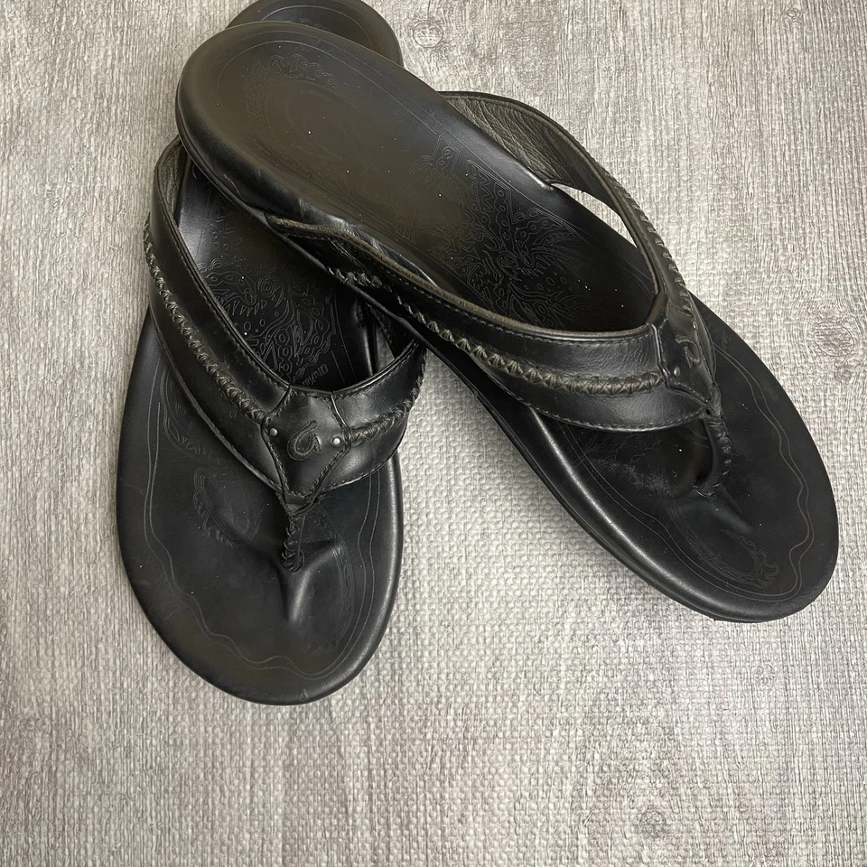 OluKai Mea Ola talla 11 para hombre - negro Foto 4 de 4