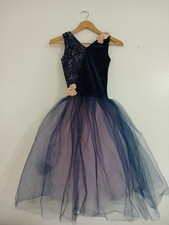 revolution dancewear costume Adult Small Blue And Pink A7 