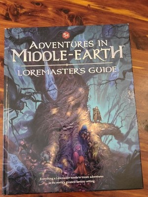 Adventures in Middle Earth Loremasters Guide by Cubicle 7 (2017, Hardcover)
