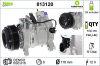Kompressor Klimaanlage Valeo CORE-FLEX 813120 FüR F20 X1 F10 F21 Z4 E91 F31 BMW