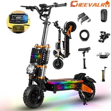 Cheevalry S11 PRO 6000W Electric Scooter 60V 43Ah Foldable E-Scooter 11in 85KM/H