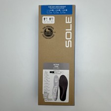 SOLE Active Thin Orthotic Insoles Plantar Fasciitis Arch Support - Men's Size 11