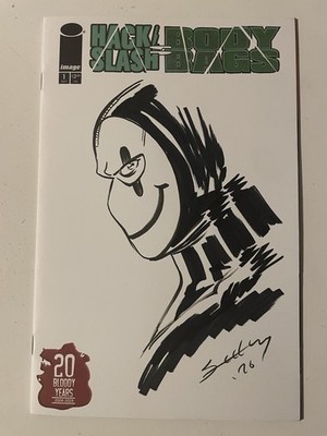 Hack Slash / Body Bags 1 Signed & Sketched Tim Seeley Cover Variant Comic