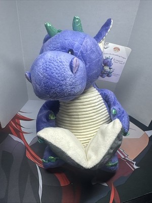 NEW DALTON THE STORY-TELLING PURPLE DRAGON ANIMATED PLUSH Cuddle Barn W/Tags t1