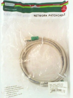 DIGITUS Crossover Patch Cable Cat-5e - 2m - F-UTP Shielding - Copper Cores - PVC 