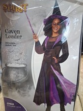 Spirit Halloween Costume Coven Leader Witch Girls Size XL 14-16 Set Cosplay