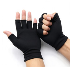 1 Pair Men's and Women's Multifunctional Half Finger Gloves Wear Resistant Knit