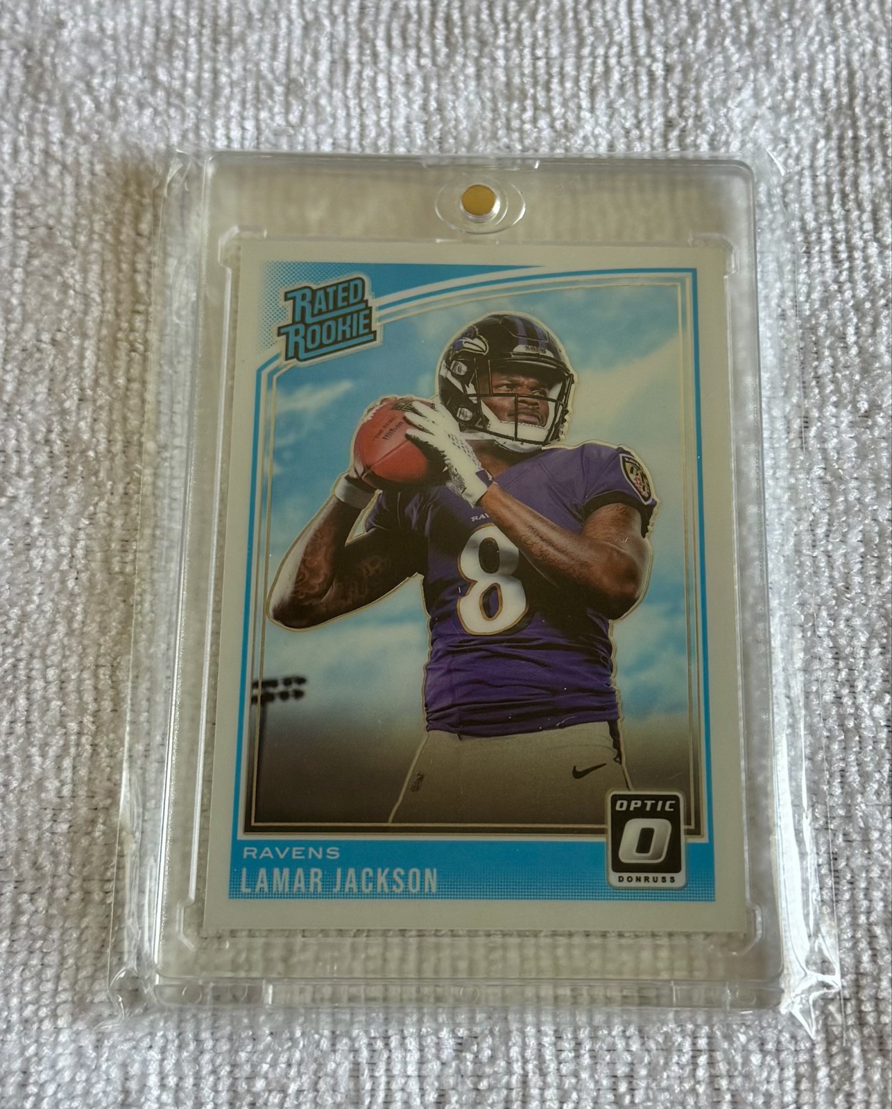 2018 Donruss Optic - Rated Rookie Lamar Jackson #167 (RC) - MAG NM - Future HOF
