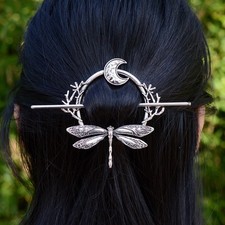 Tassels Design Dragonfly Hairstick with Chain Branch Hairpins  Headdress